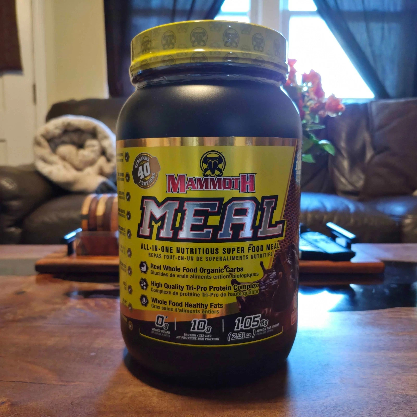 Protein Powder 2.25lb NEW/SEALED – Chocolate Fudge Brownie Flavor, Mammoth Meal