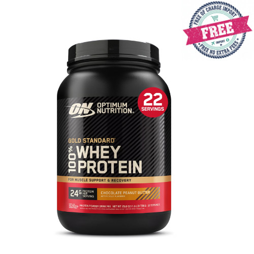 Optimum Nutrition Gold Standard 100% Whey Protein Powder, Chocolate 22 Servings