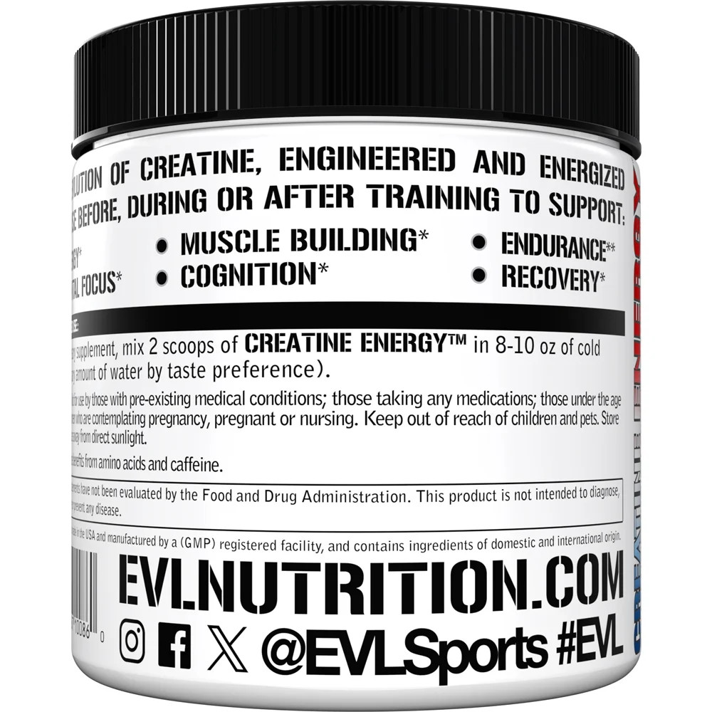 Creatine Energy – Supports Muscle Growth, Boosts Energy, Endurance & Cognition –