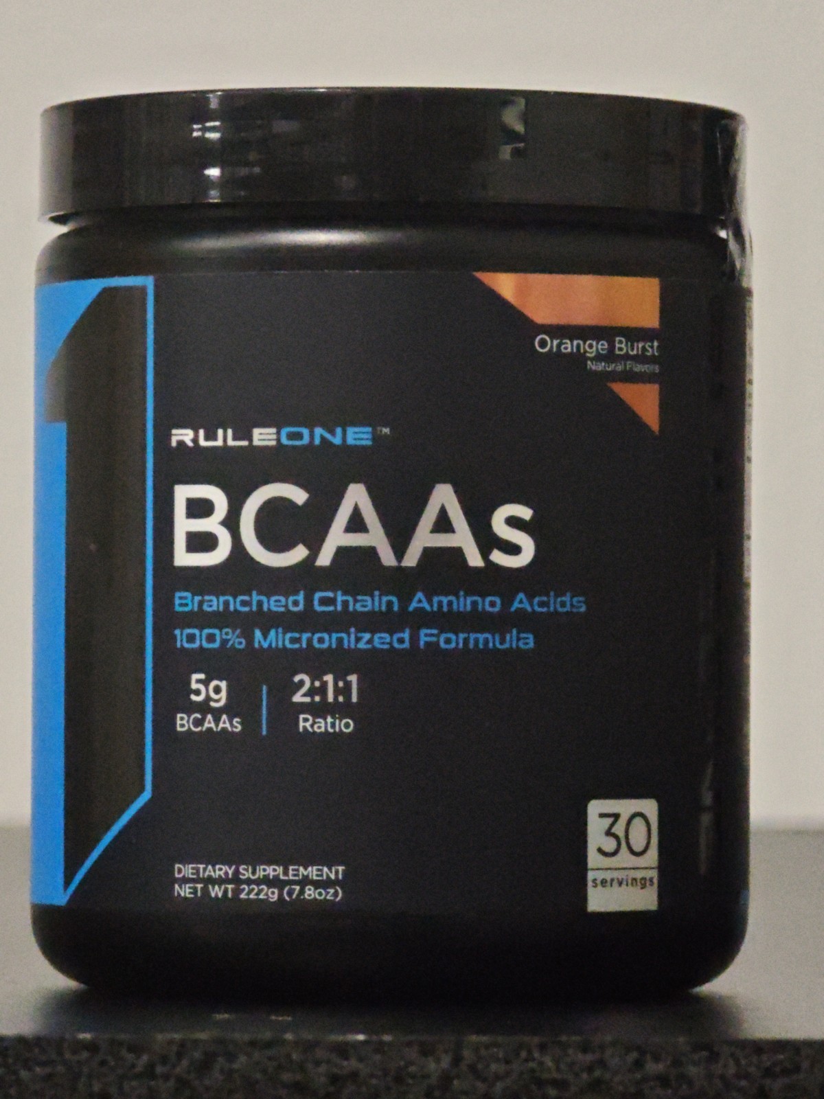 Rule One BCAAs 30 Servings Orange Burst