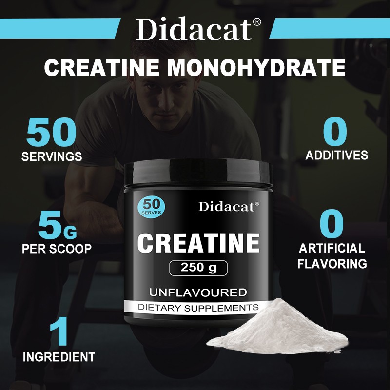 Creatine Monohydrate Powder Increase Strength Muscle Gain 5000mg Per Serv (5g)