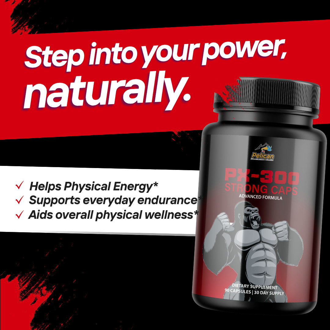 Px-300 Strong Caps- Bodybuilding & Men’s Health Support- 3 Bottles- 270 Capsules