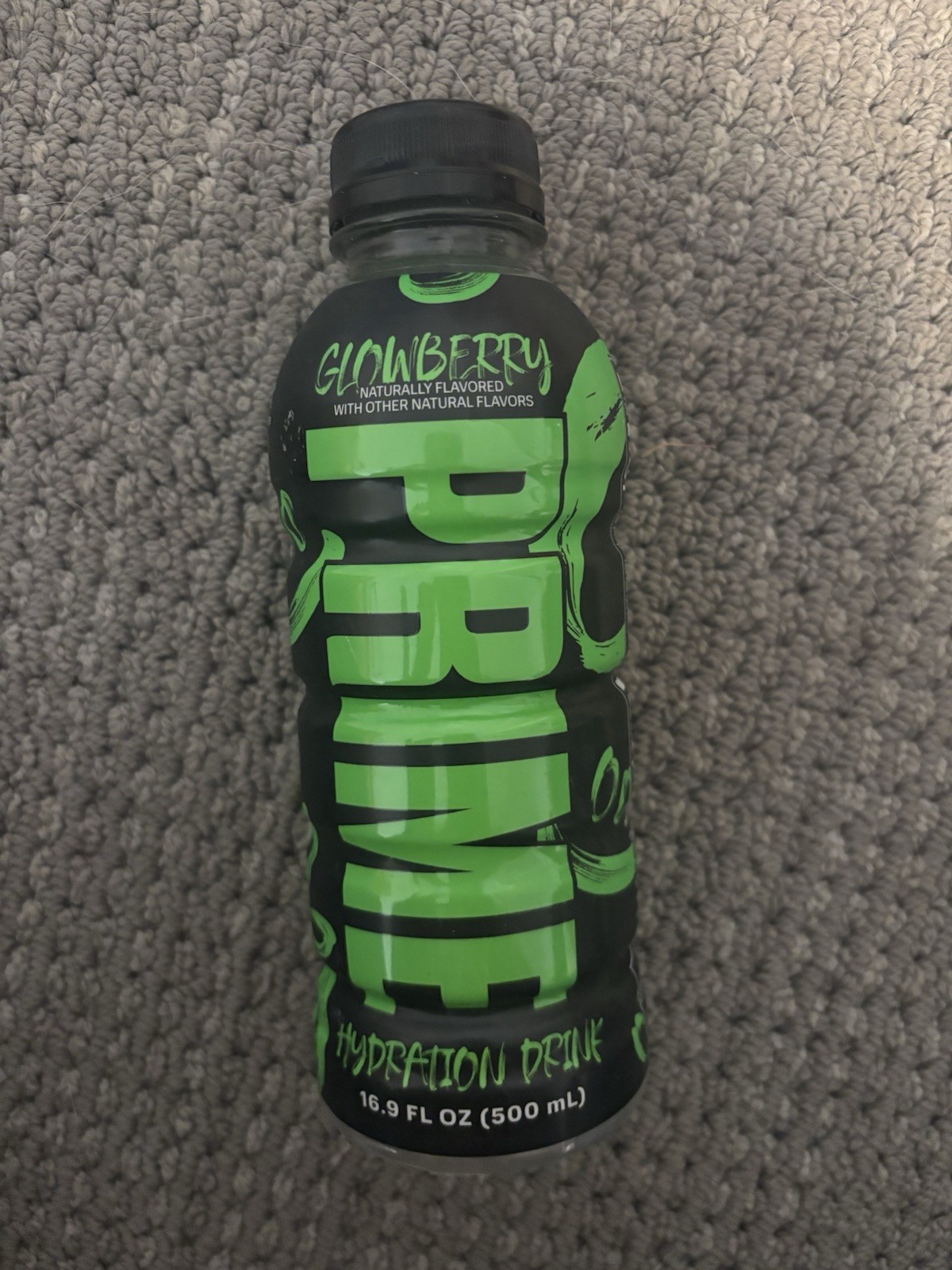 Prime Hydration Sealed Glowberry – 16.9 fl oz – Glow In the Dark