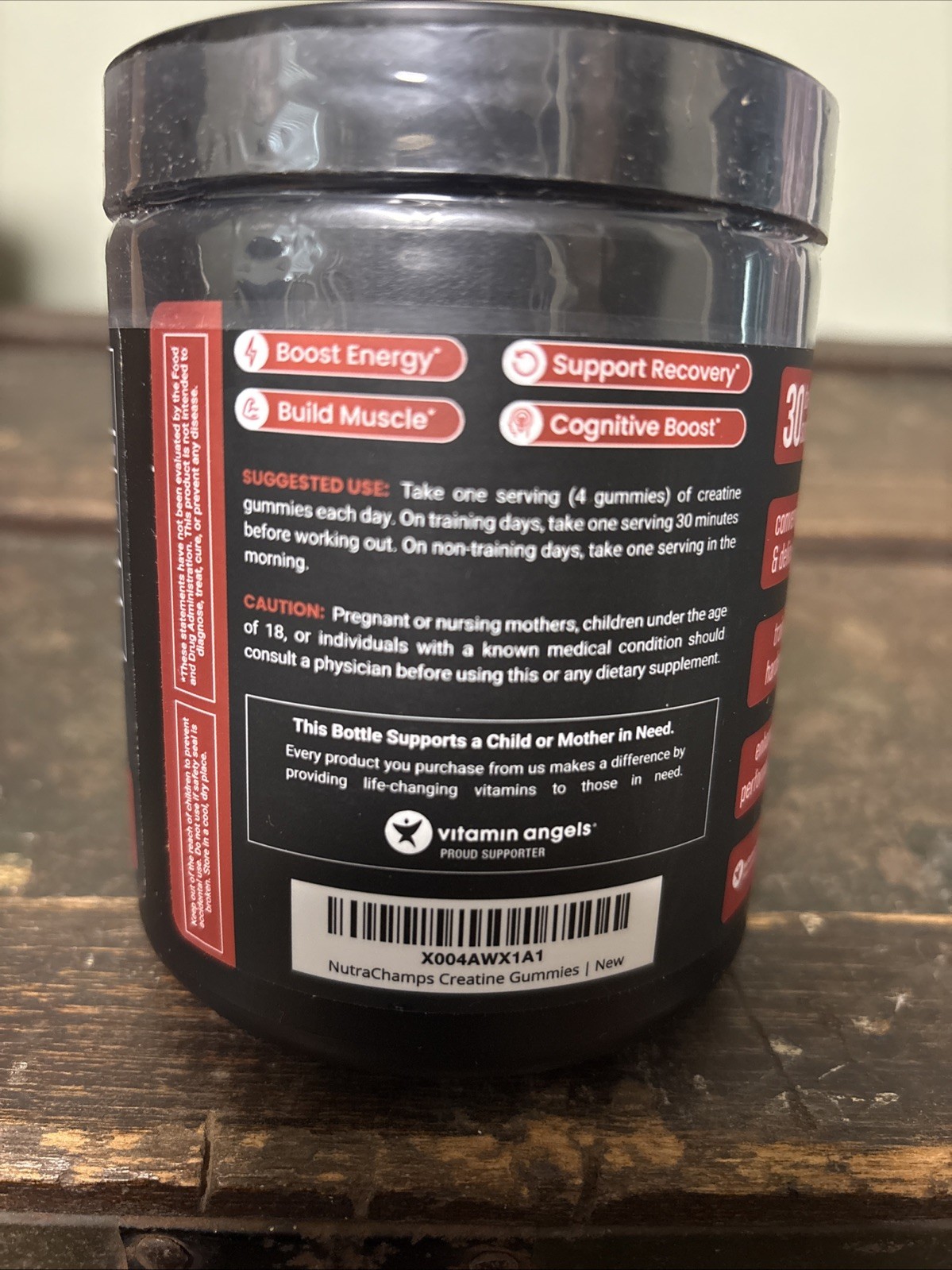 Nutra Champs Creatine Monohydrate Gummies 5000 Mg Watermelon Flavor