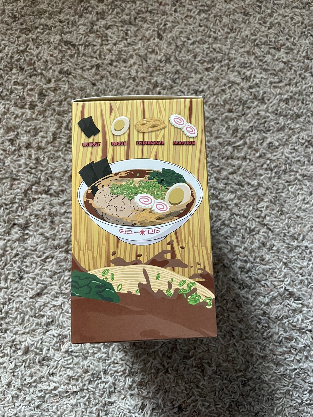 G Fuel Naruto Miso Ramen Collector’s Box Tub + Shaker Cup Sticker Energy Formula