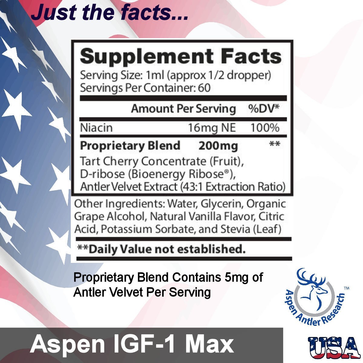 Deer Antler Velvet Extract Spray – IGF-1 | 200mgs, 2 Pack | 43X Concentration!
