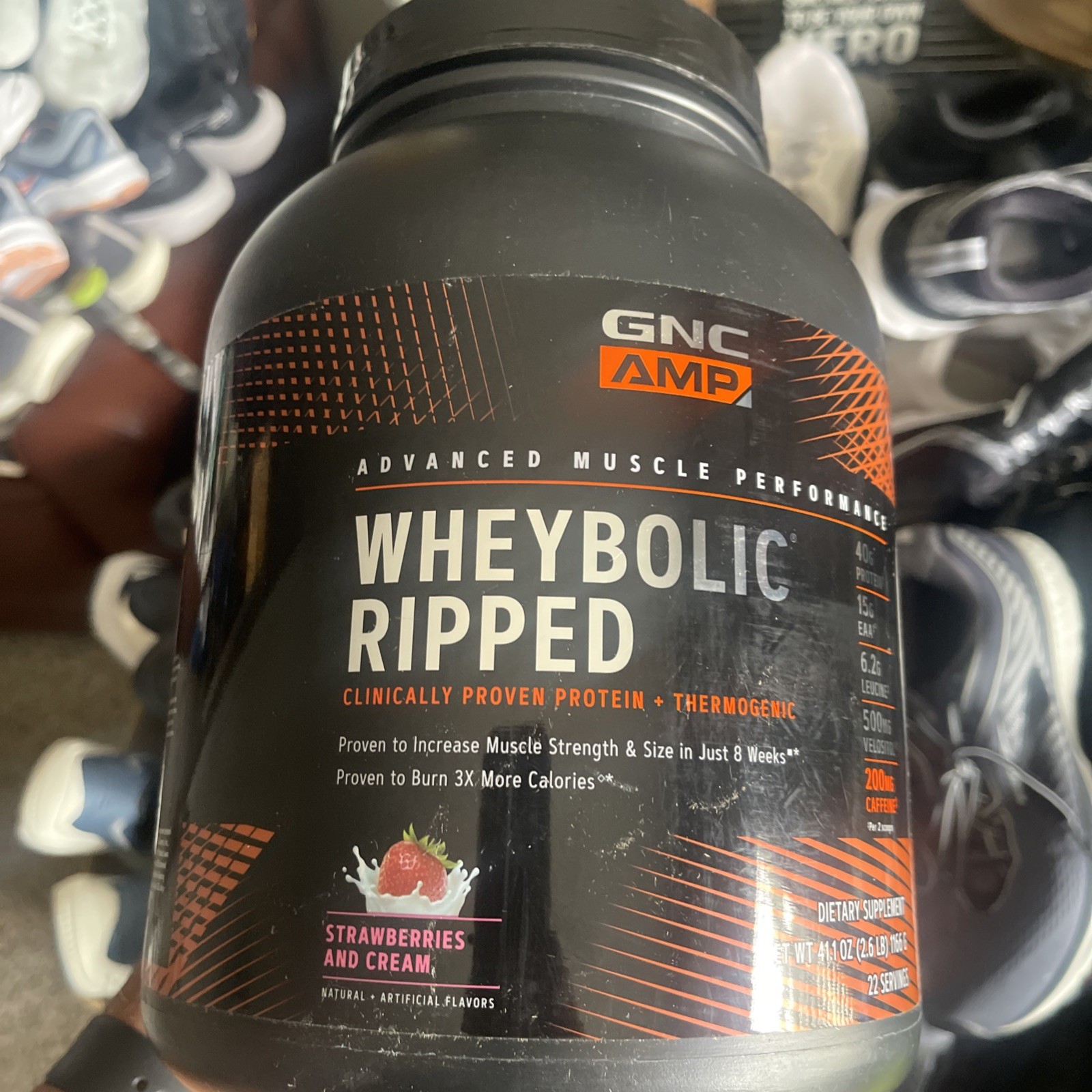 GNC AMP Wheybolic Ripped Protein Powder & Thermogenic Protein Supplement, Muscle