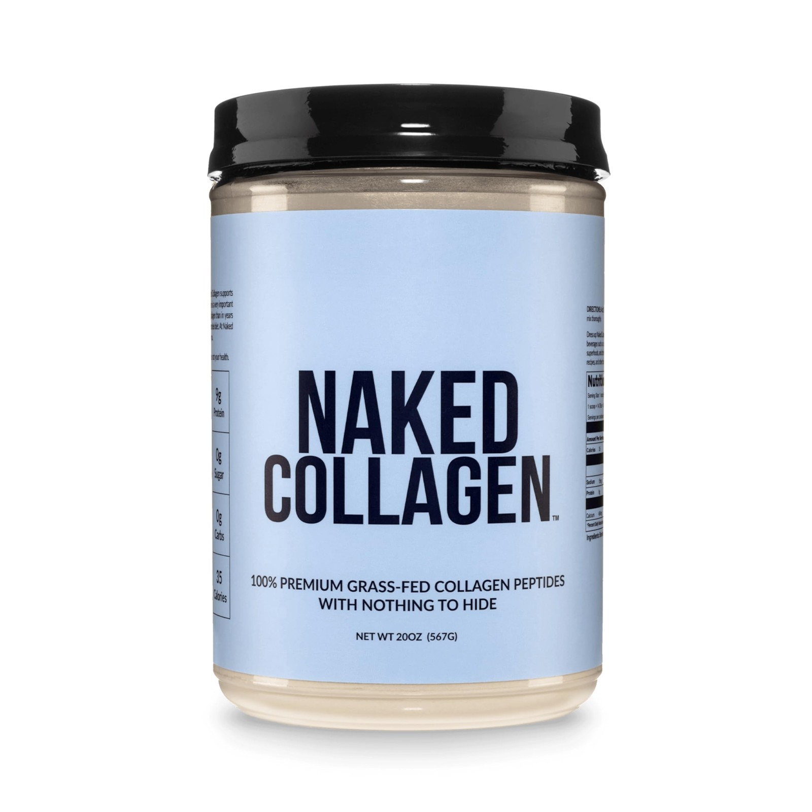 NAKED Collagen Peptides Protein Powder, 60 60 Servings (Pack of 1), Blue