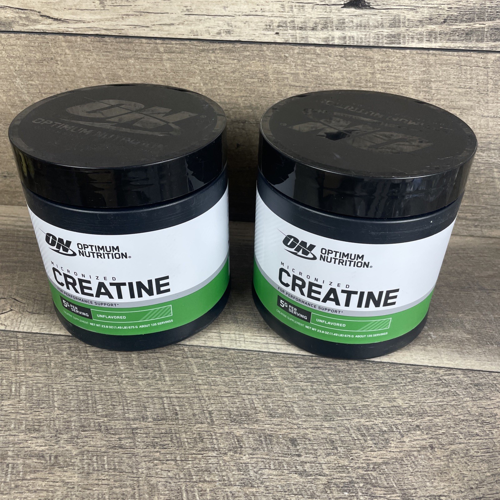 Optimum Nutrition, Micronized Creatine Unflavored, 1.49 lbs. Ex 10/26🔆lot Of 2