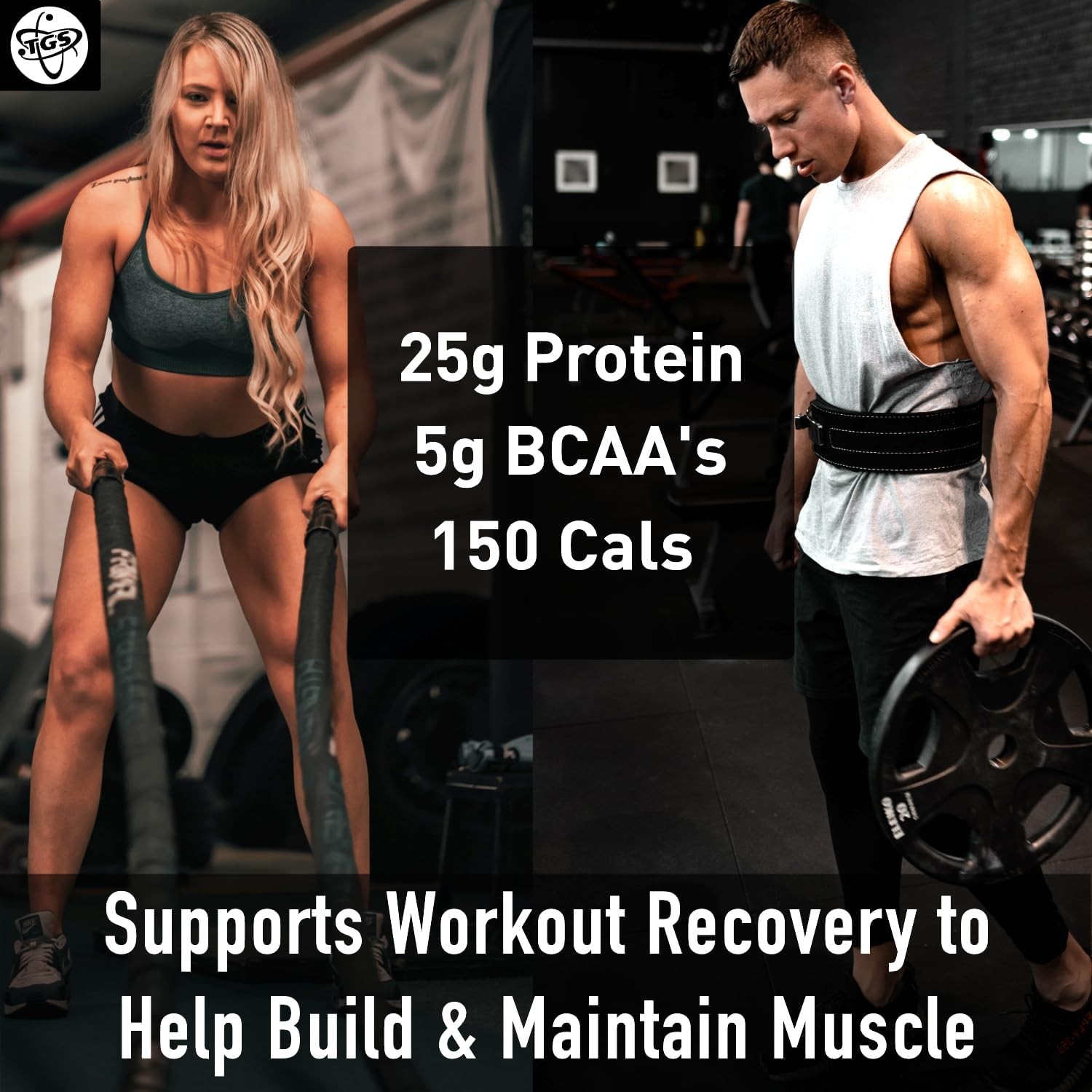 TGS Nutrition Vanilla Whey Protein Powder 2lb – No Artificial Sweeteners, All Na