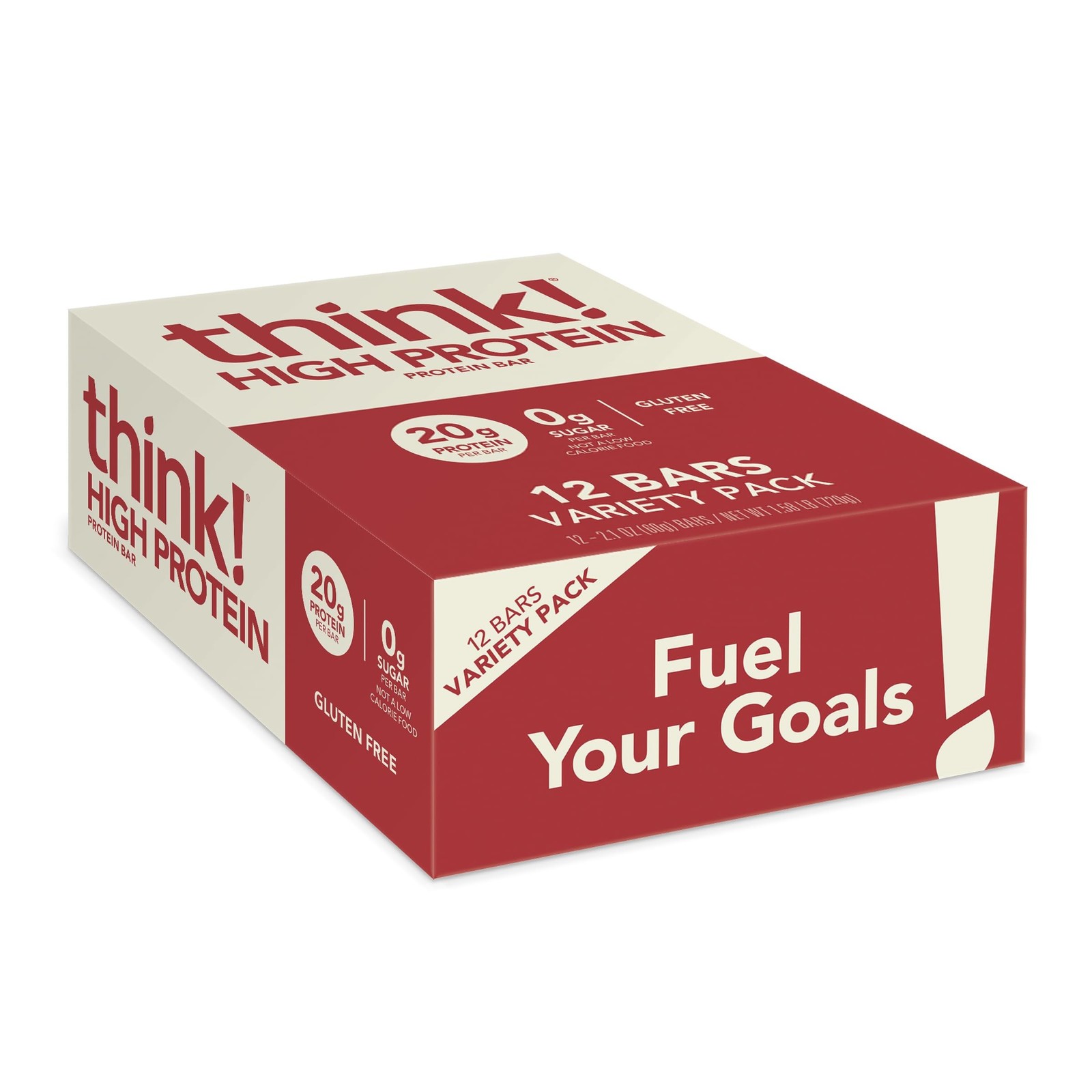 think! Protein Bars, High Protein Snacks, Gluten Free, Kosher Friendly,Variet…