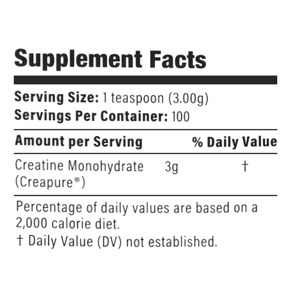 INNER ARMOUR CREATINE MONOHYDRATE Creapure 300g 100 Servings Increase Strength
