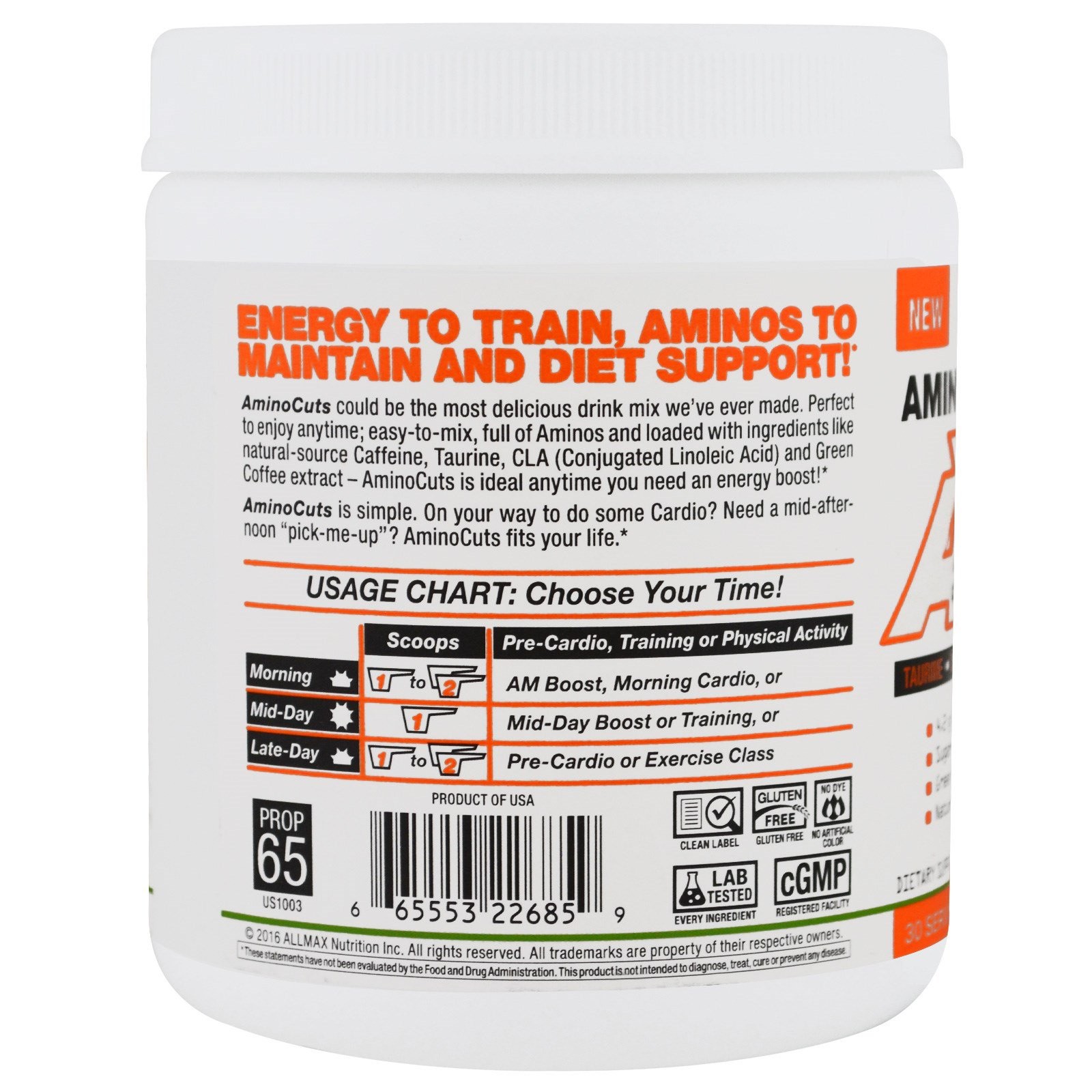 ACUTS, Amino-Charged Energy, Watermelon, 7.4 oz (210 g)