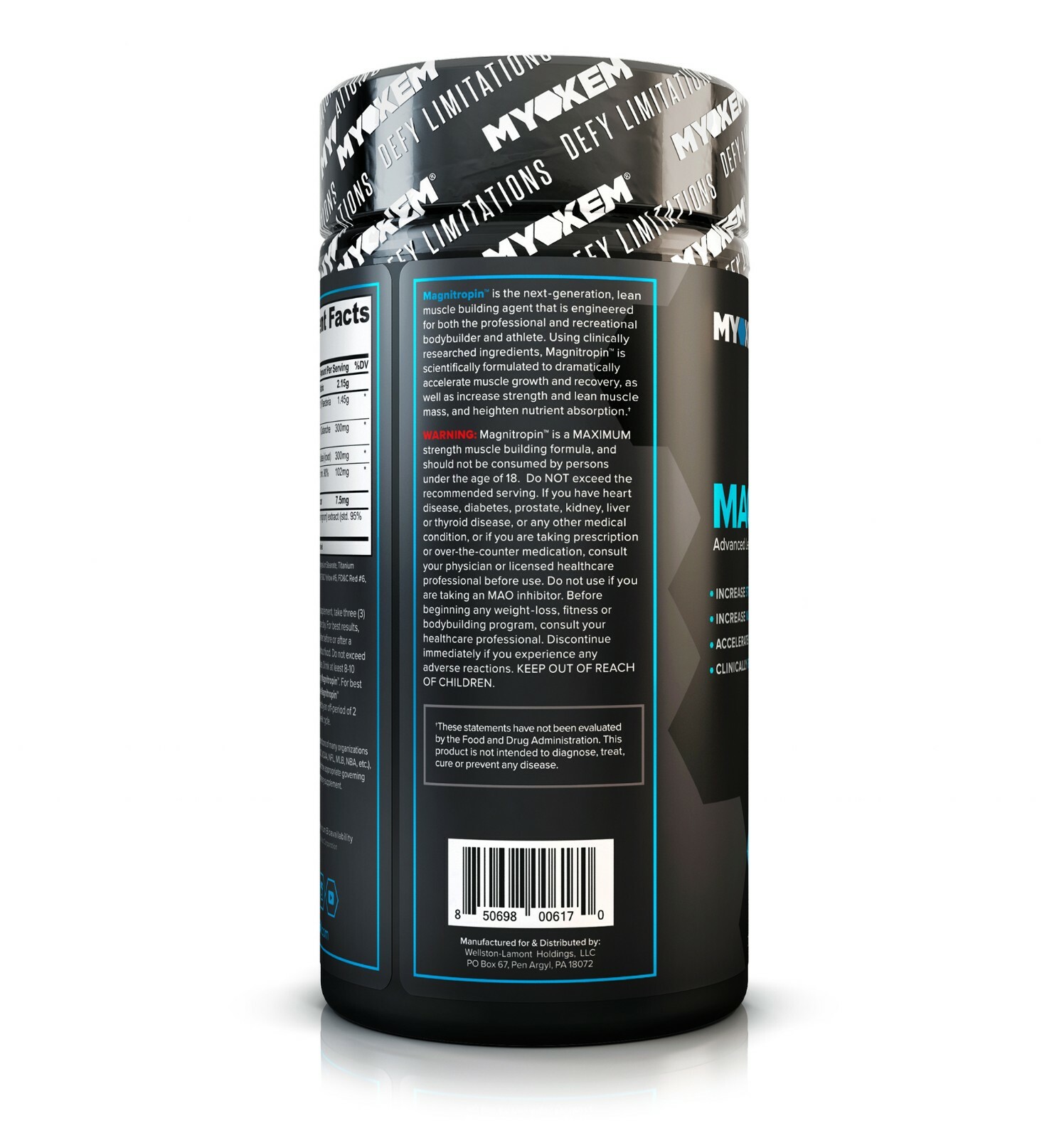 Myokem Magnitropin: Hardcore Muscle Mass Accelerator & Testosterone Booster