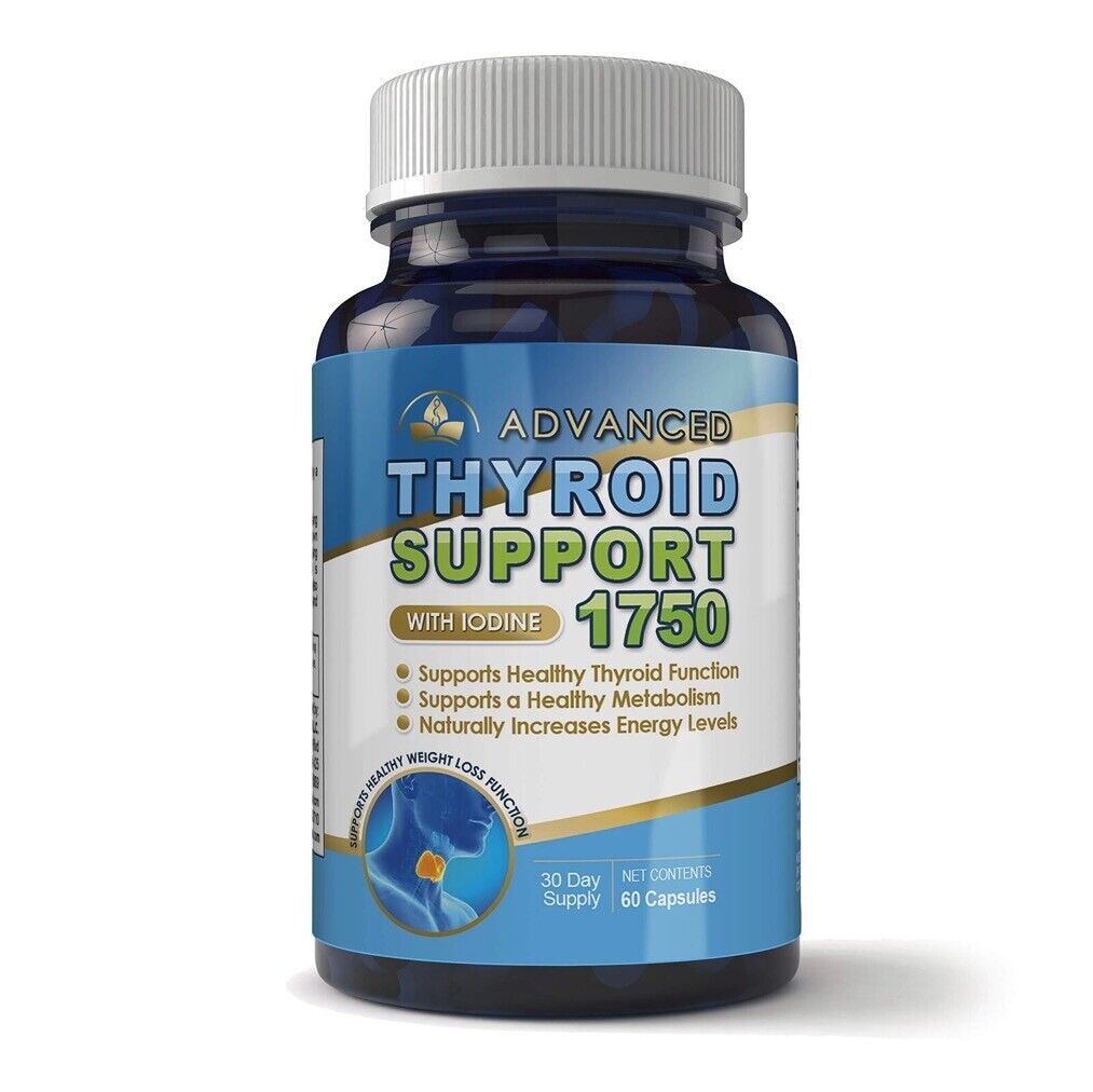 Thyroid Support Weight Management Supplement 60 Caps & Female Lubricant Gel Lube
