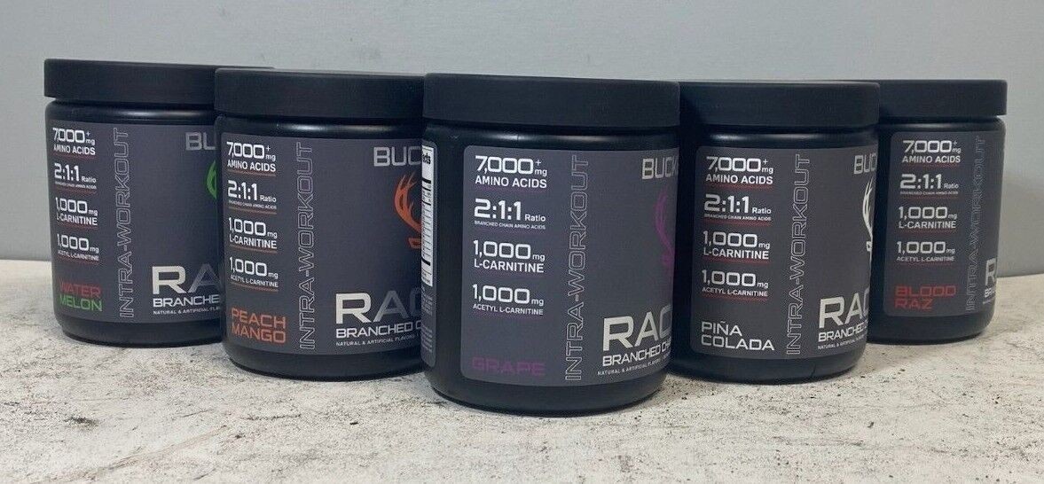 Bucked Up RACKED Branched Chain Amino Acid Intra-workout Dietary Supplement USA
