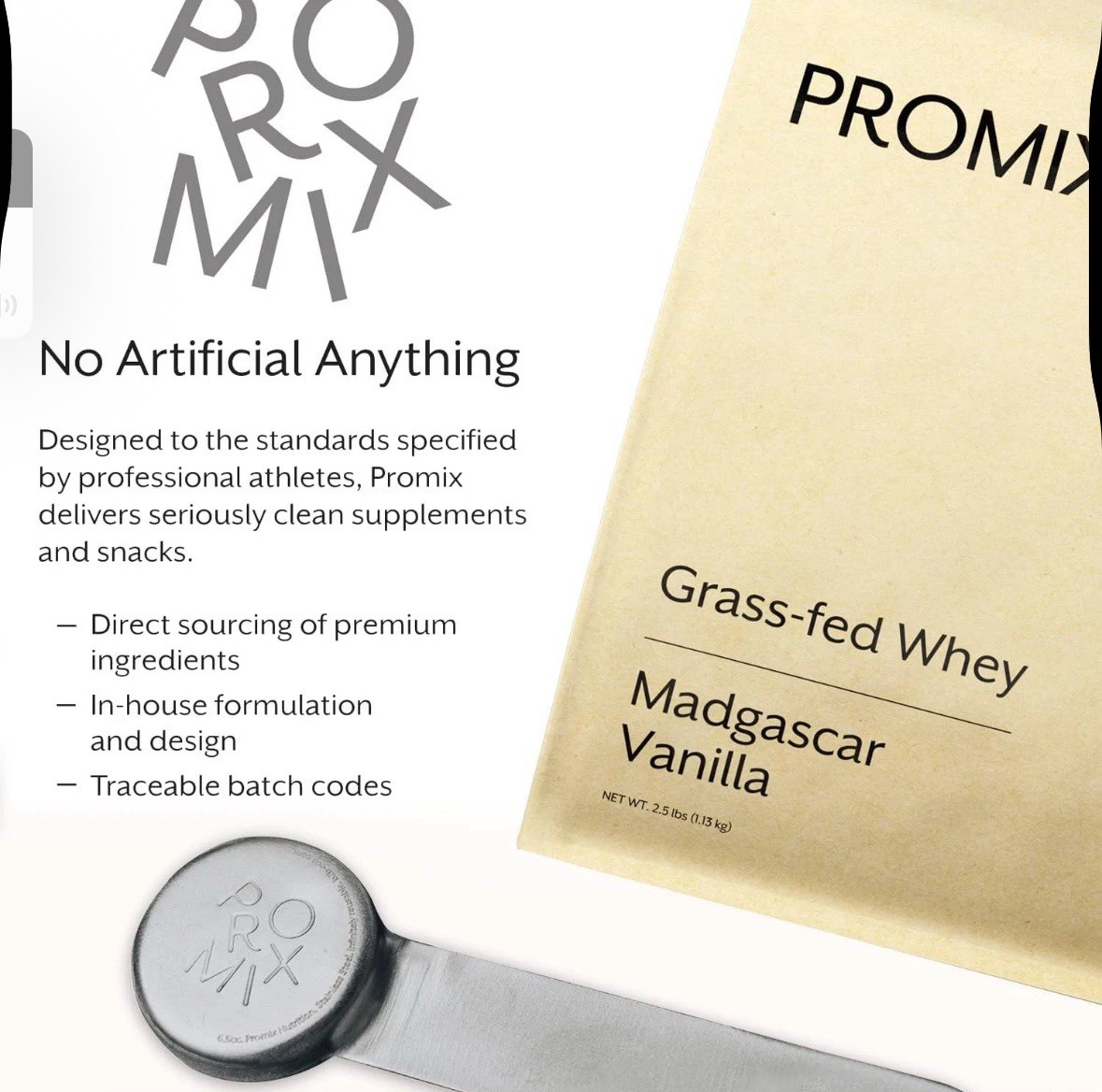 Promix Whey Protein Powder, Vanilla – 5lb Bulk – 5 Pound (Pack of 2)
