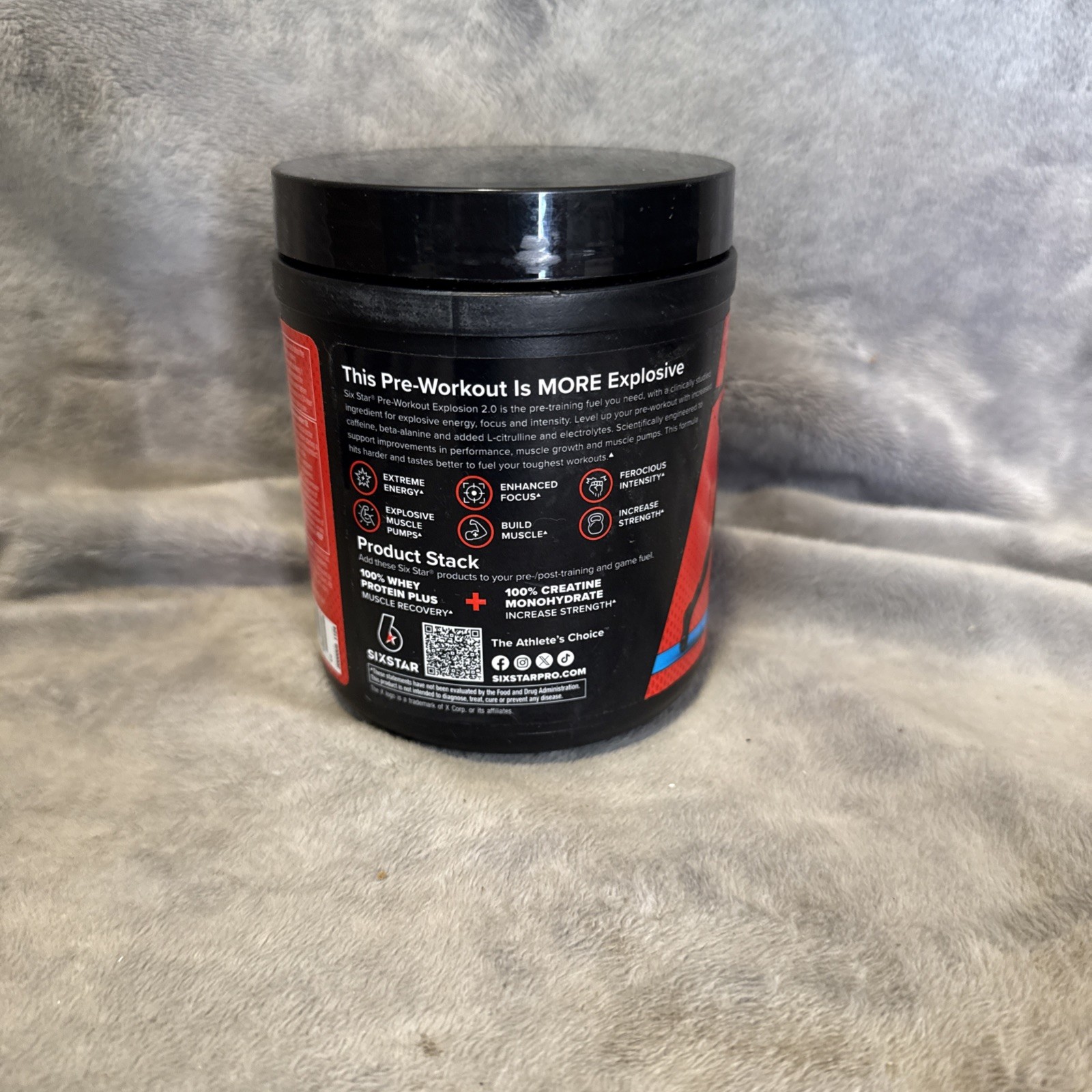 Six Star Pro Nutrition Pre-Workout Powder Explosion 2.0 Electrolyte Matrix, Icy