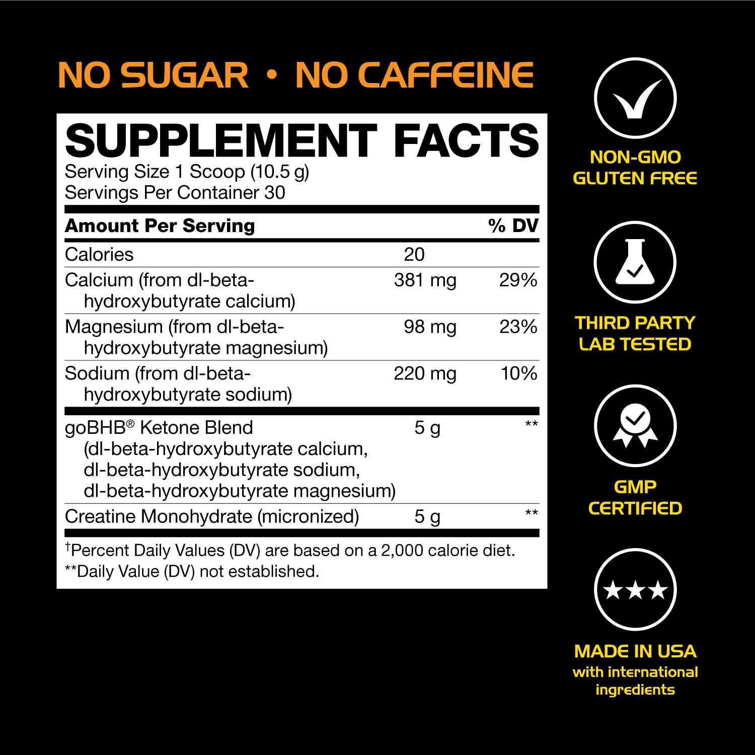 Micronized Creatine Monohydrate Powder – Stim Free Pre Workout with Creatine …