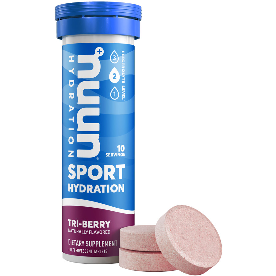 Nuun Hydration Sport Drink Effervescent Tablets Tri – Berry 10 Count