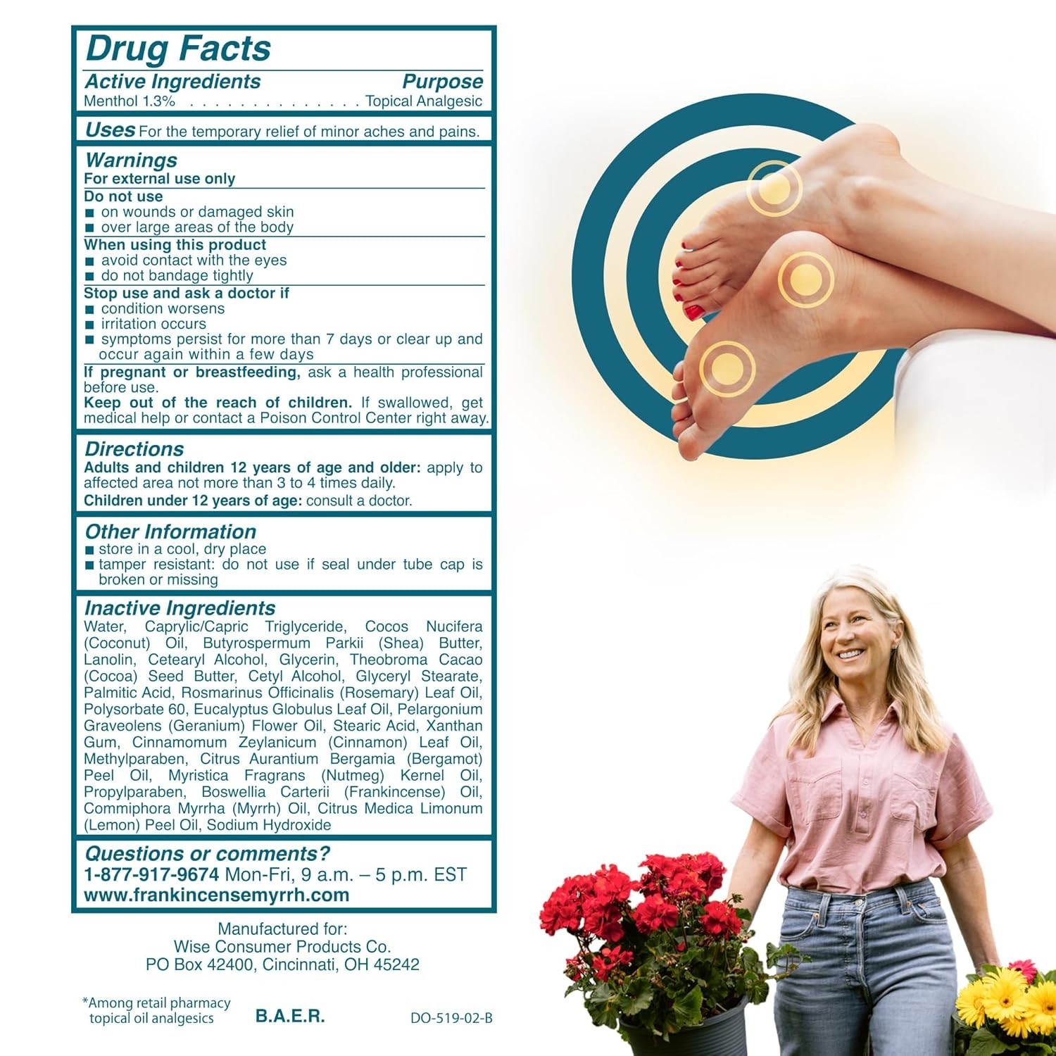 Healing Lotion with Frankincense and Myrrh for Neuropathy and Pain Relief