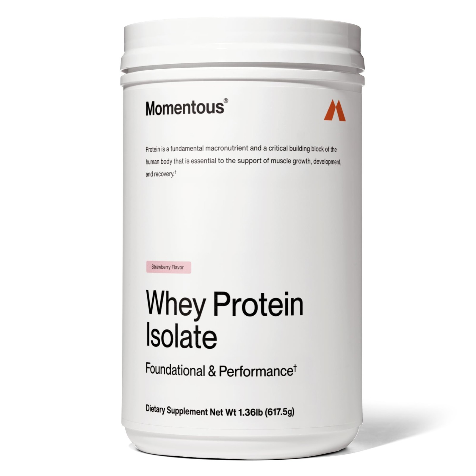 Momentous Essential Grass-Fed Whey Protein Powder – 20 g Whey Isolate Protein…