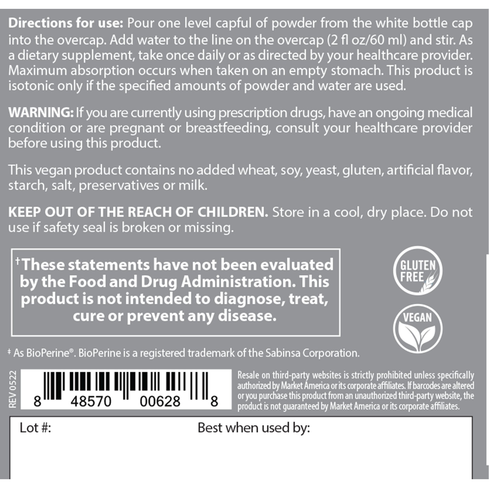 Isotonix® ORAC Formula | Cellular Health + Antioxidant Protection | 90 Servings
