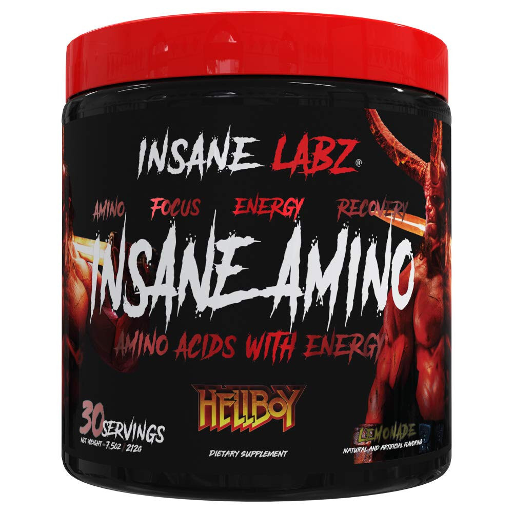 Insane Labz Hellboy Insane Amino BCAA Energy Pre-Workout 30 Servings 3 Flavors