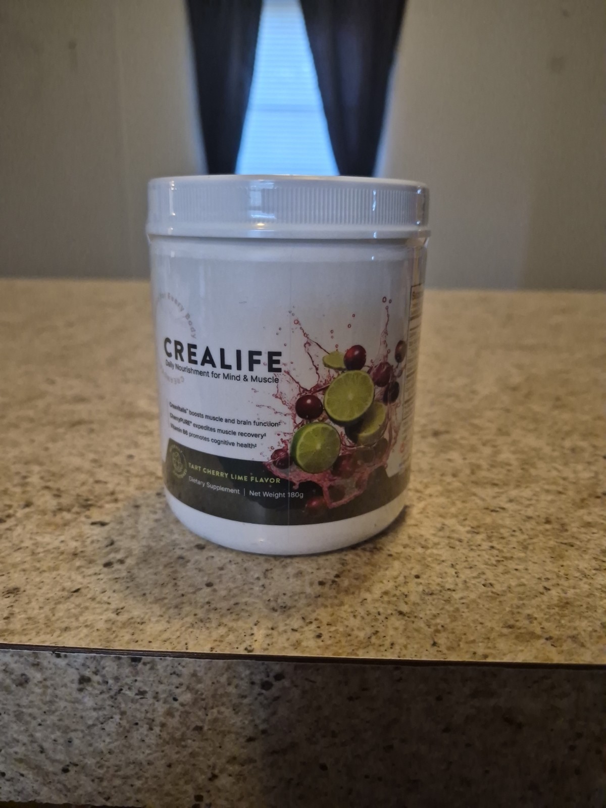 CreaLife – German Micronized Creatine + USA Tart Cherry + Vitamin B6 12/2026