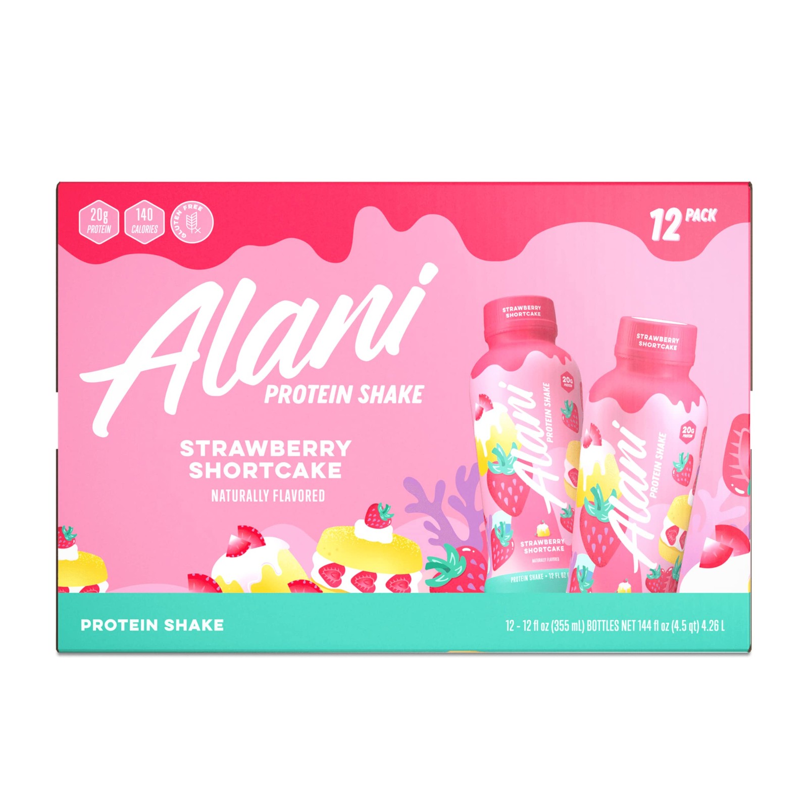 Alani Nu Protein Shake Ready To Drink Naturally Flavored Gluten Only 140