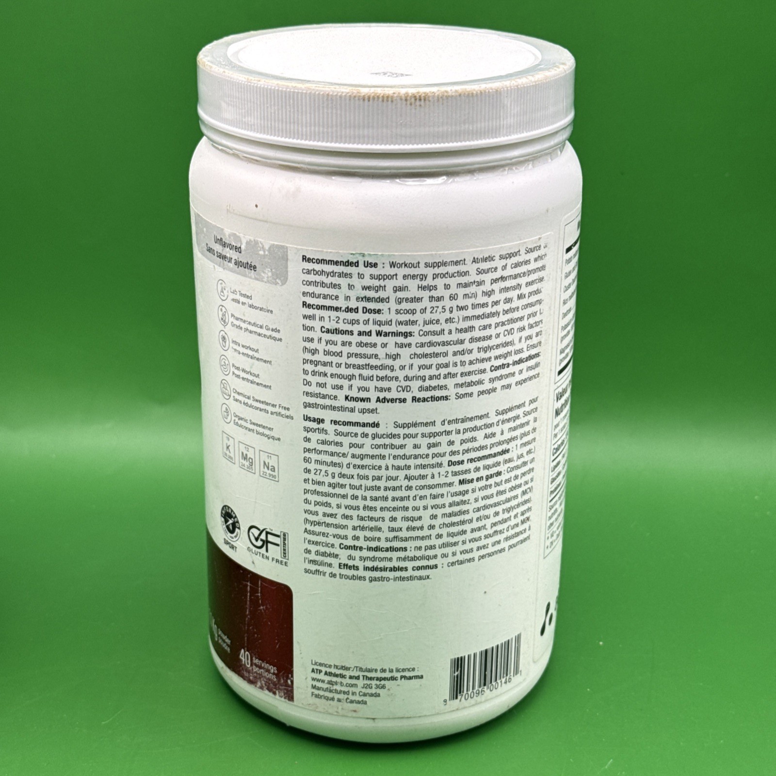 Atplqb Pentacarb Performance 1.1 Kg Powder 40 Servings Exp 5/26