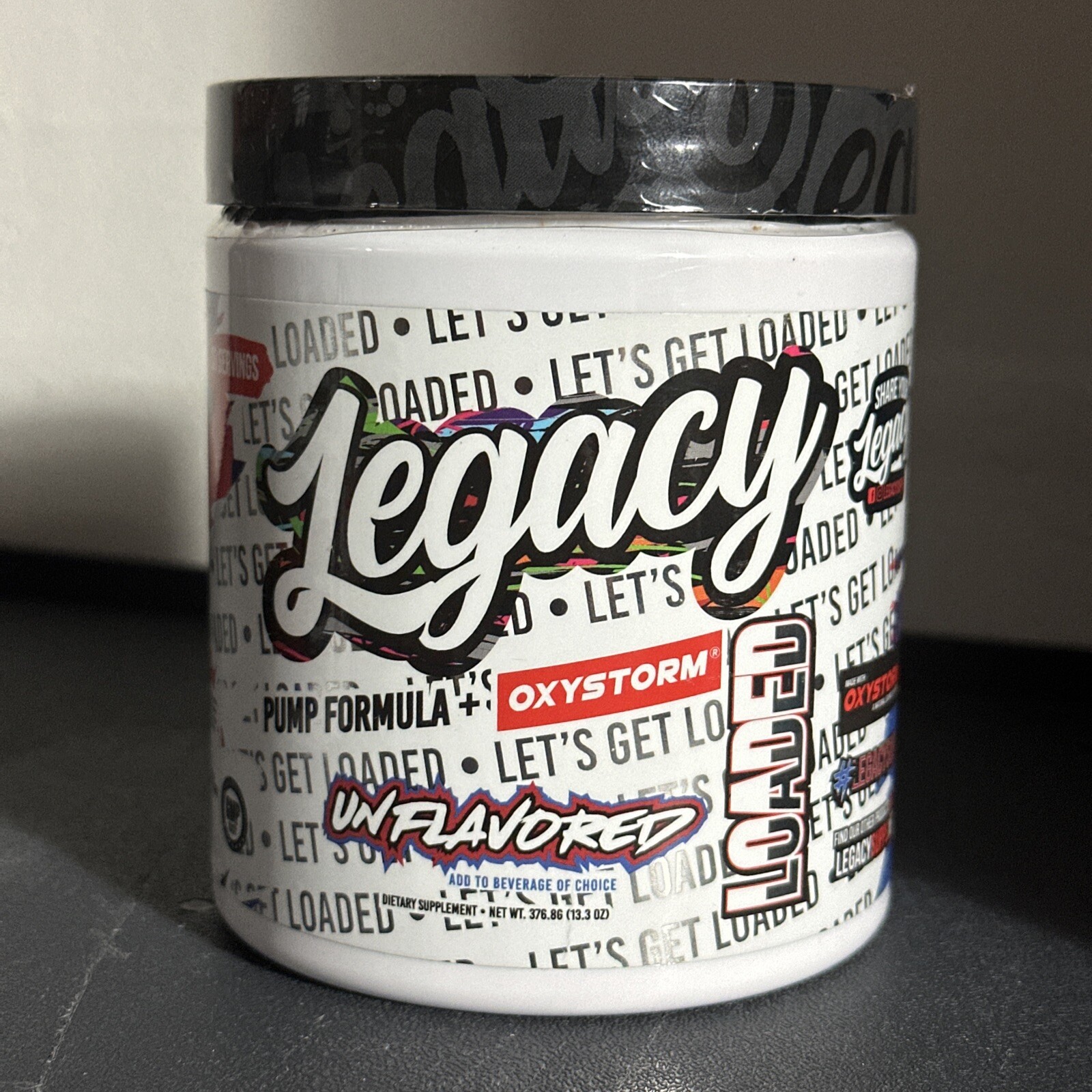 Legacy Pump Formula+oxystorm Unflavored Pre Workout Read Description