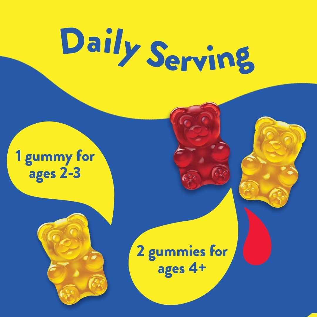 Naturally Sourced Vitamin C & D Immune Support Daily Gummies (190pk)