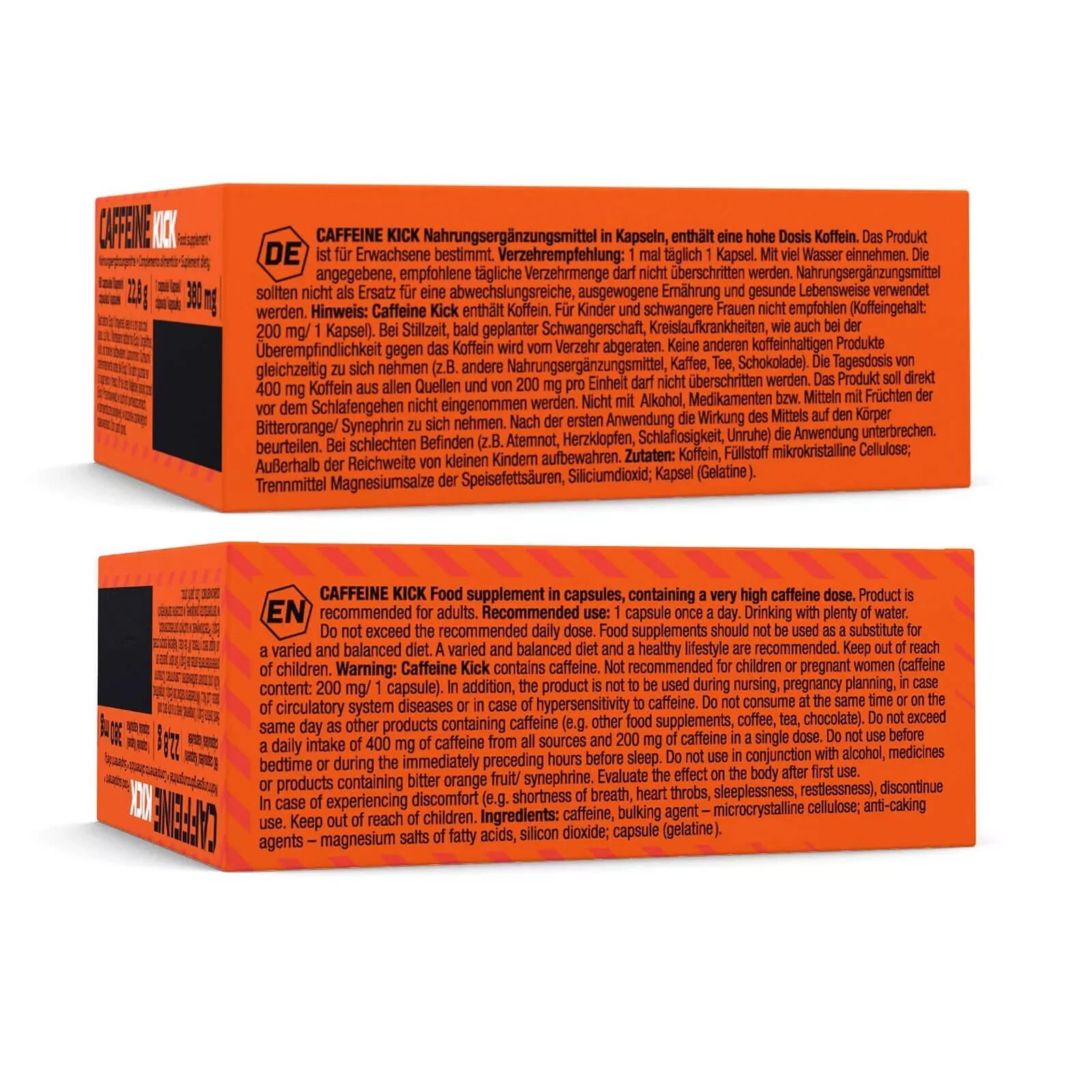 CAFFEINE KICK – Full energy, better training performanc, improved concentration