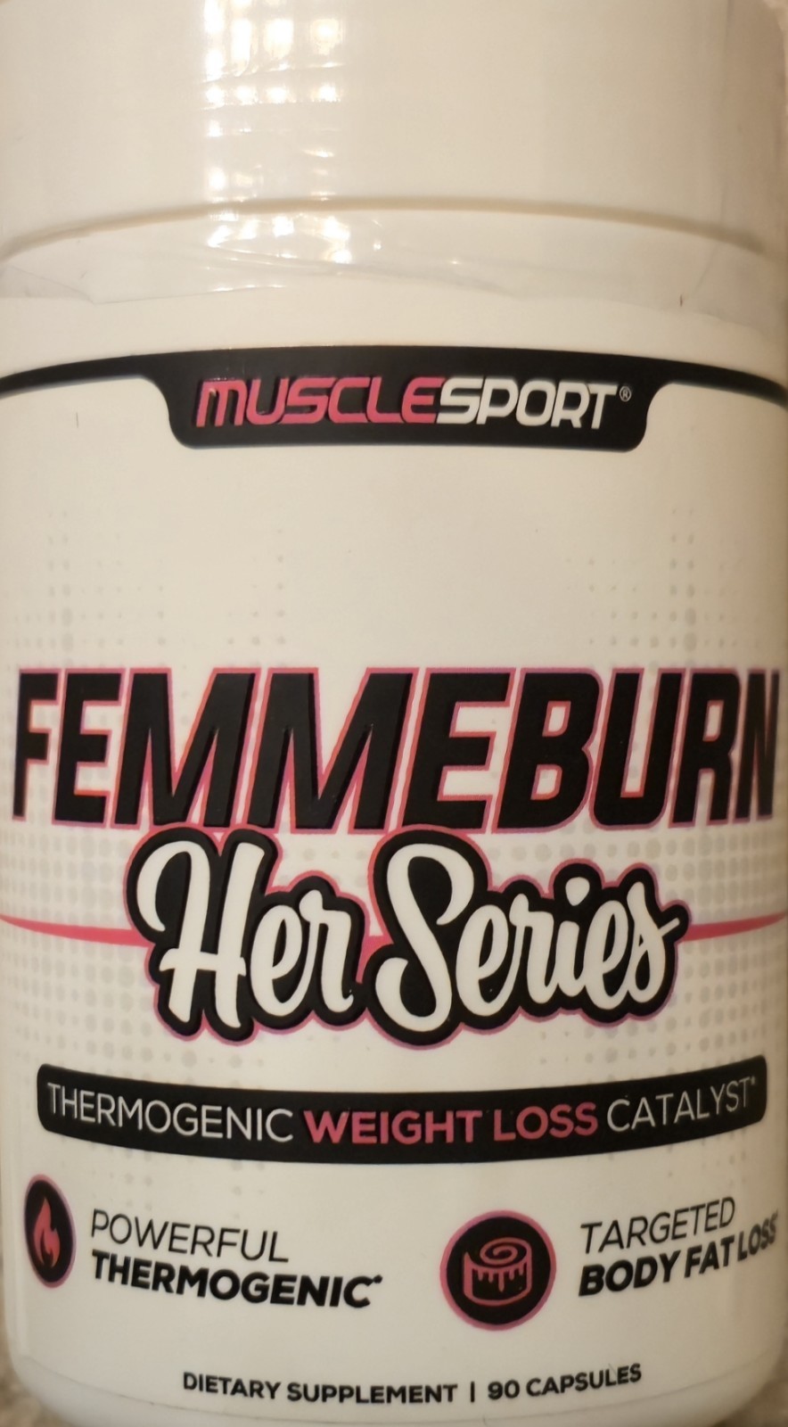 MuscleSport FEMMEBURN HER SERIESThermo Fat Burner 90 Caps(30 Serv) BEST BY 10/26