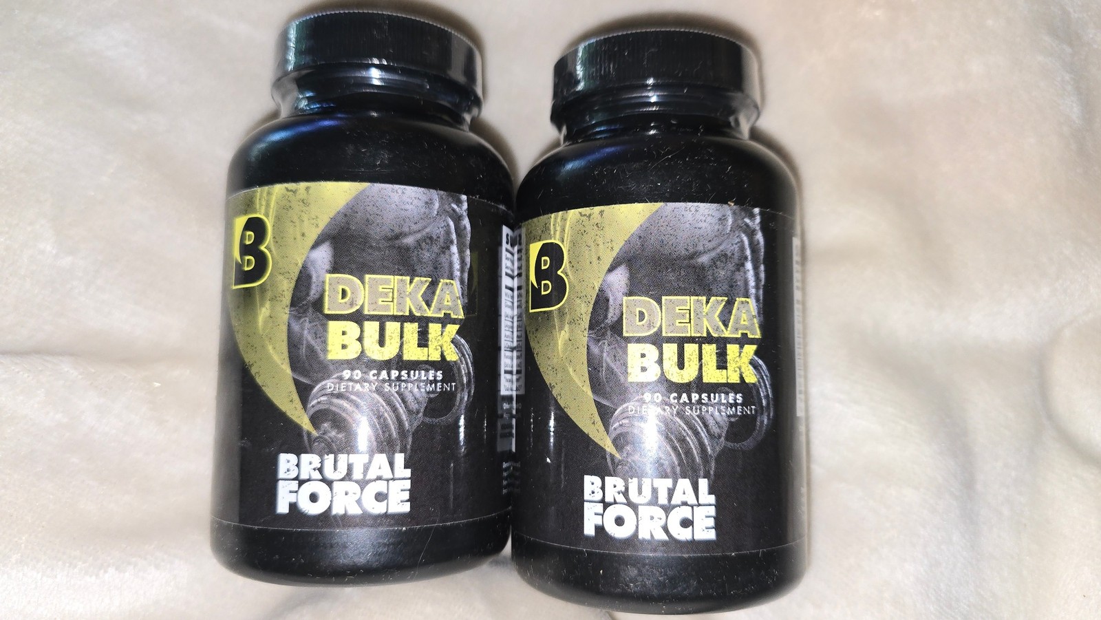 2 Pack Brutal Force Deka Bulk Wild Yam Ginseng Supplement 90 Capsules Ea