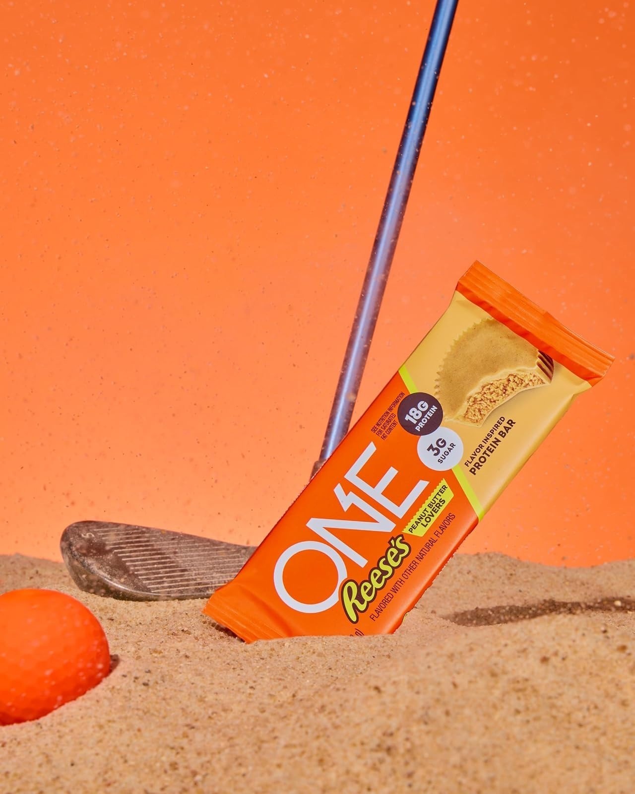 ONE Reese’s Peanut Butter Protein Bar, 18g Protein, Gluten Free, 12 ct