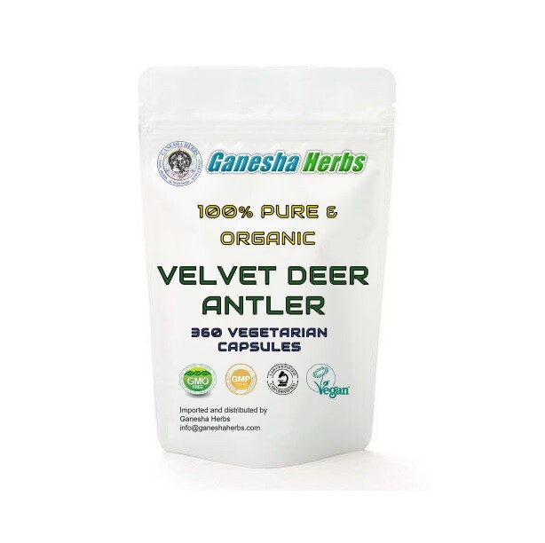 VELVET DEER ANTLER Extract, IGF-1 Maximum Strength BULK 360 capsules