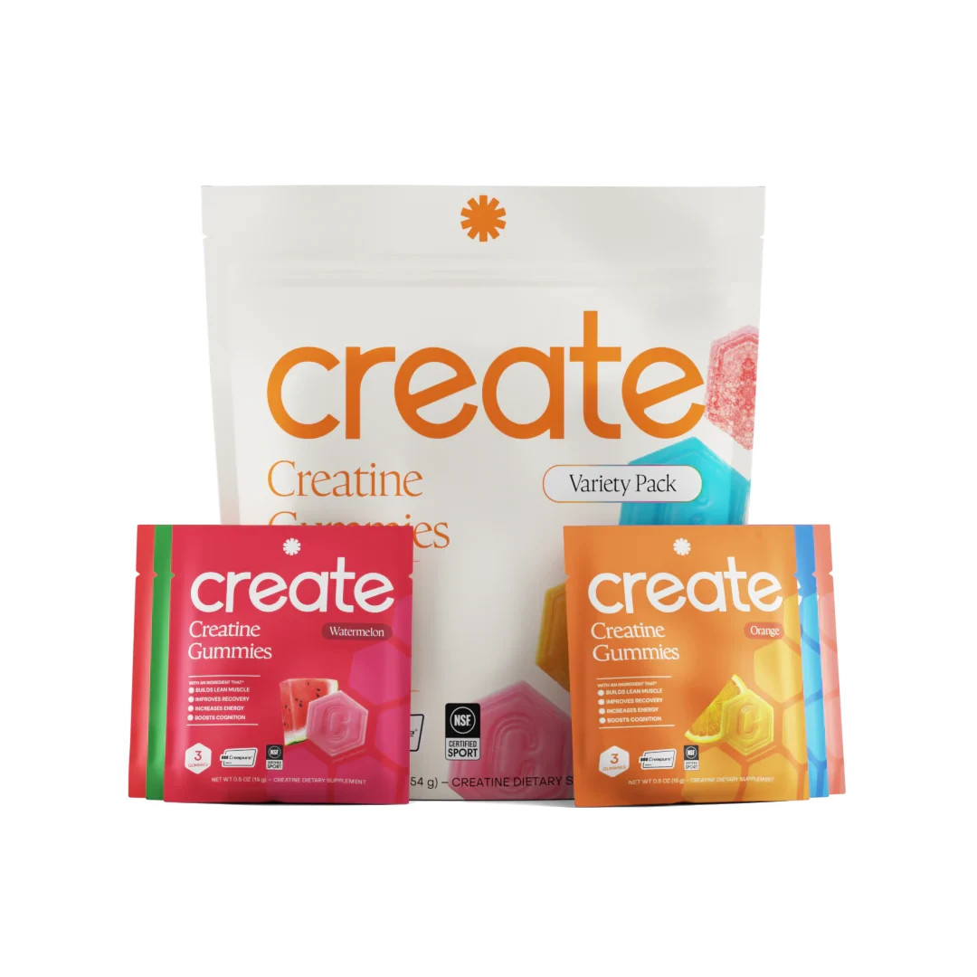 Create Creatine Monohydrate Gummies – Variety