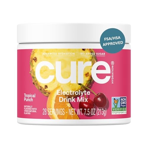 | Plant-Based Electrolyte Drink Mix | No Added Sugar | Tropical Punch