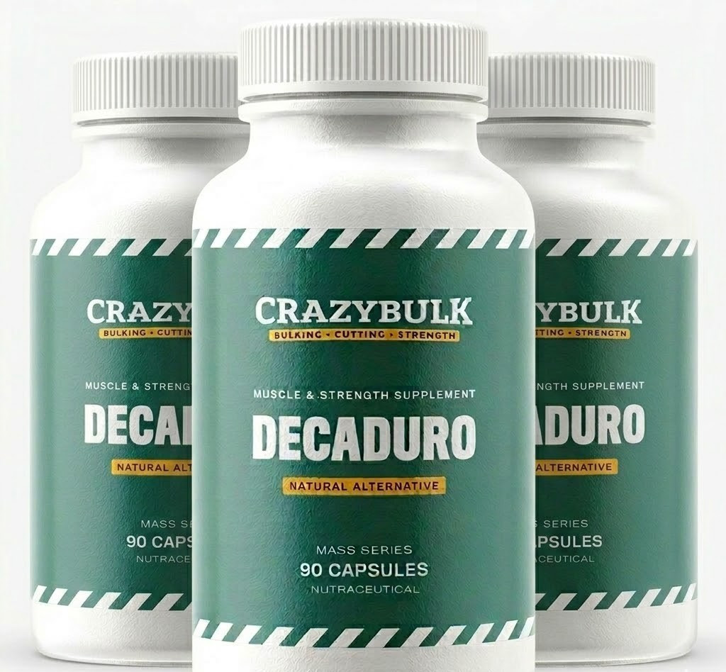 CrazyBulk Decaduro Stack Recovery Energy Workout 90 capsules Pack of 3