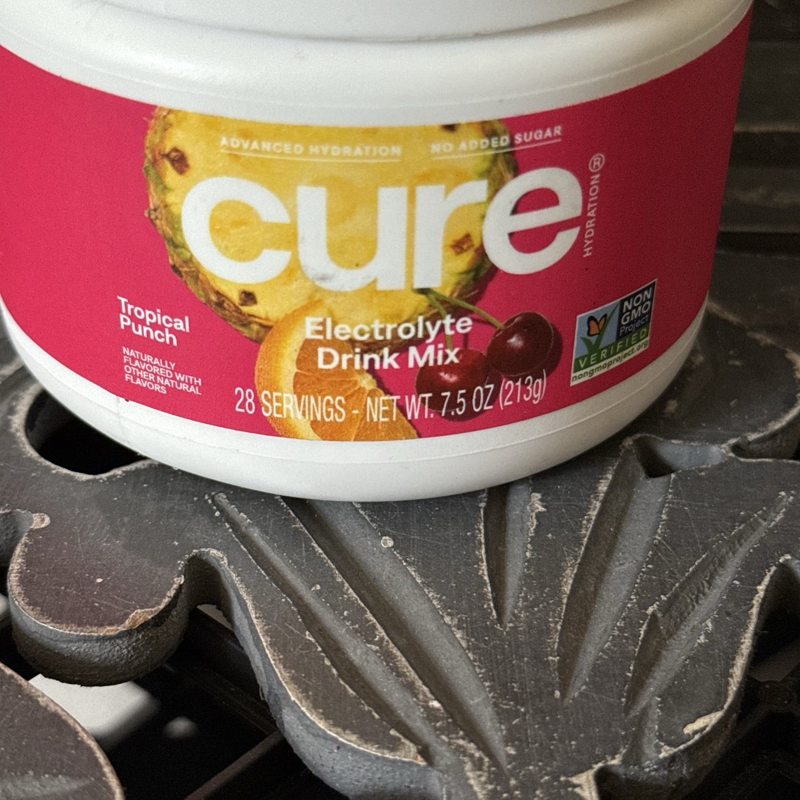 Cure Hydration Tropical Punch Electrolyte Drink Mix 28 Servings Exp. 05/2027
