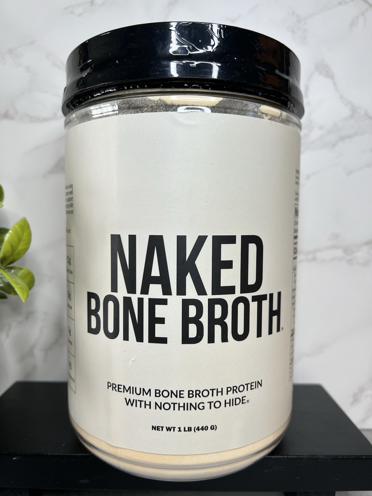 Naked Bone Broth Protein Powder 20 Serv 1lb (440g) Exp 01/2028