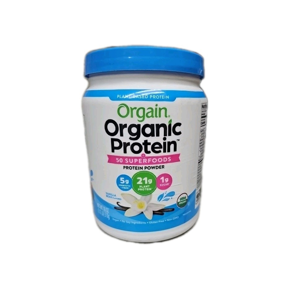 LOT OF 2 orgain organic protein 50 superfoods 1.12 lbs expires 4/24