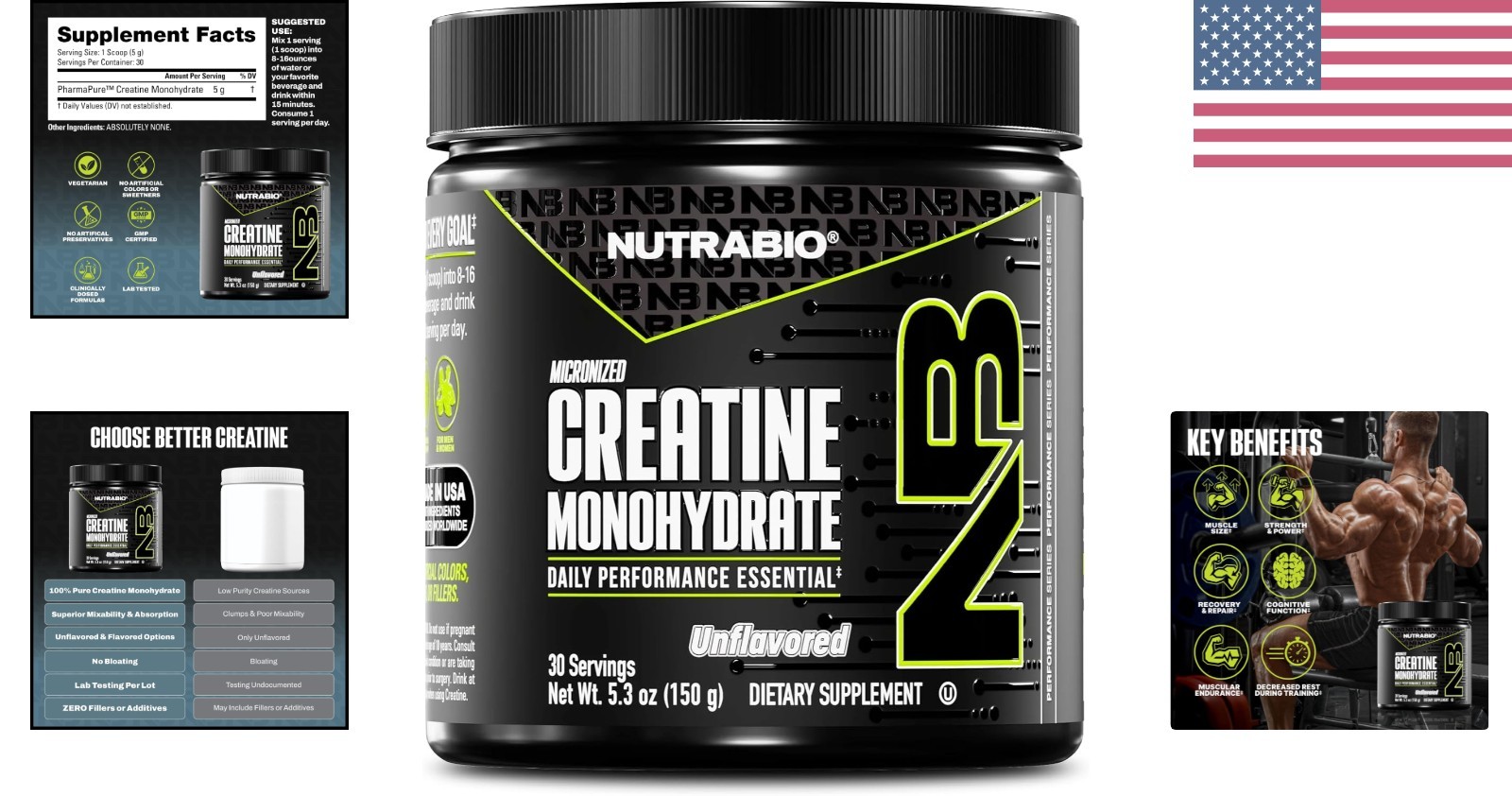 150g Micronized Creatine Powder – HPLC Tested for Strength & Muscle Recovery