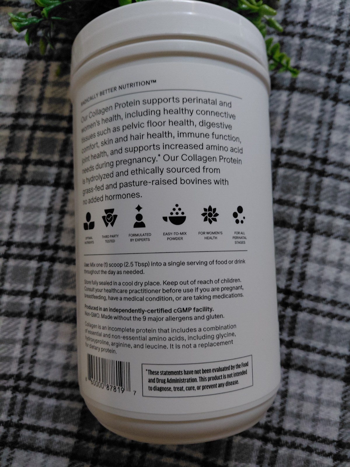 NEEDED. Collagen Protein Powder, Hydrolyzed Bovine Collagen, 15.9 oz (450 g)