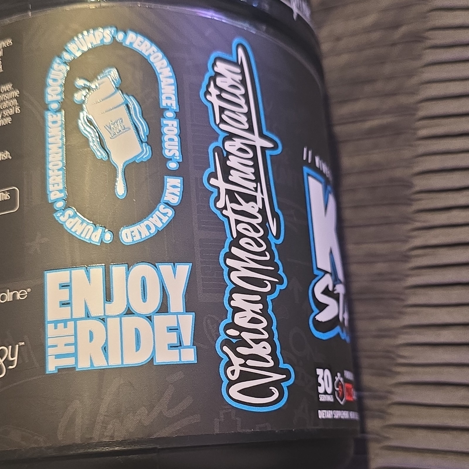 2 VMI Sports KXR Stacked Pre-Workout Powder Grape L-Citrulline Caffeine 30 Serv