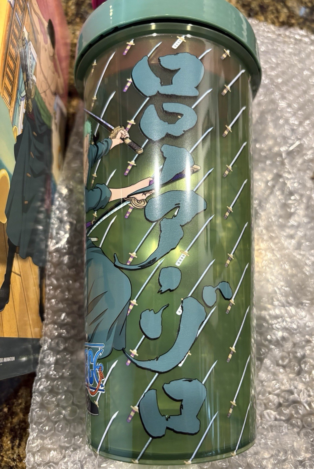 Gfuel x One Piece Zoro Ashura Collector’s Box – Shaker Cup Energy Powder Sticker