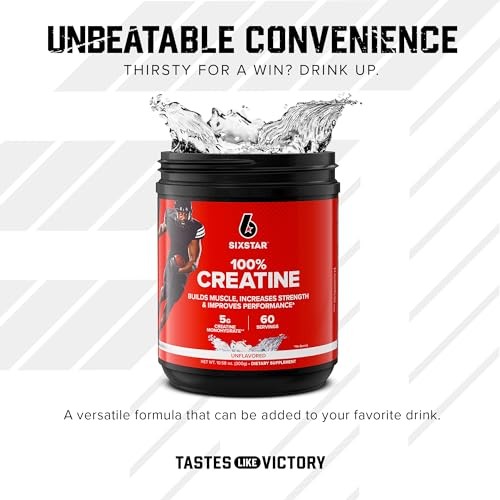 Creatine Monohydrate Powder Unflavored 60 Servings Micronized