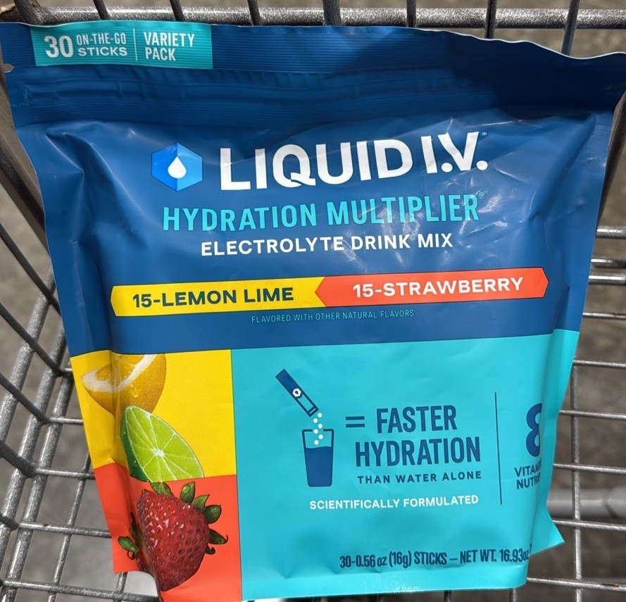 Liquid I.V. Hydration Multiplier Electrolyte Mix Lemon Lime/Strawberry 30